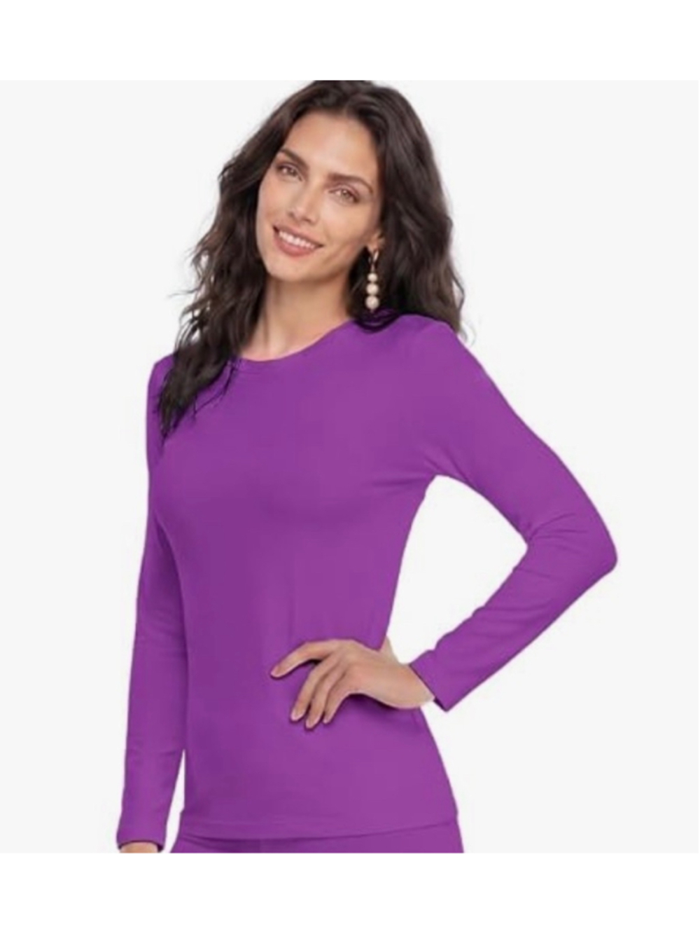 NEW Thermal Underwear Long Sleeve Fleece Lined Base Layer Shirt L